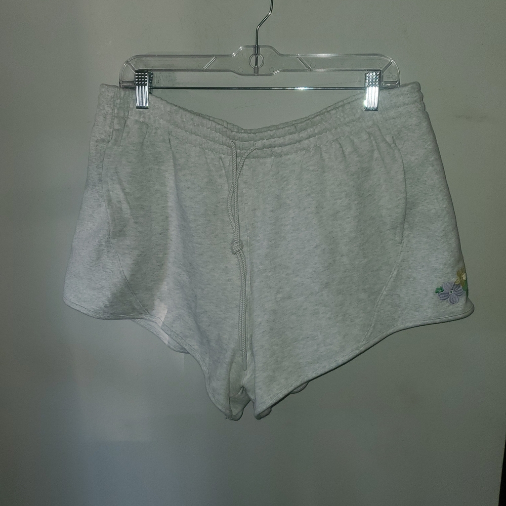 PINK Victoria's Secret Light Gray Athletic Shorts